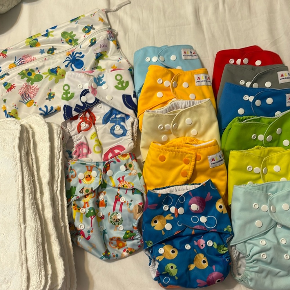 Cloth diaper stash